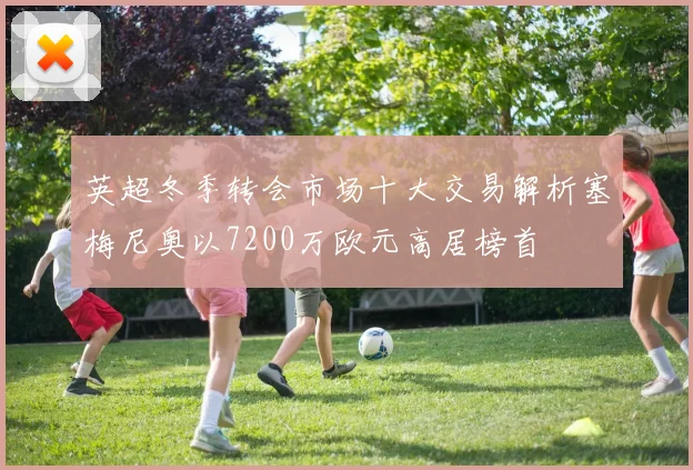 英超冬季转会市场十大交易解析塞梅尼奥以7200万欧元高居榜首